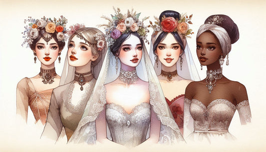 Schmuck für die Braut zur Hochzeit