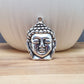 1 Anhänger Buddha Kopf in antik silberfarbig, 30mm, Yoga, Reiki, Chakra