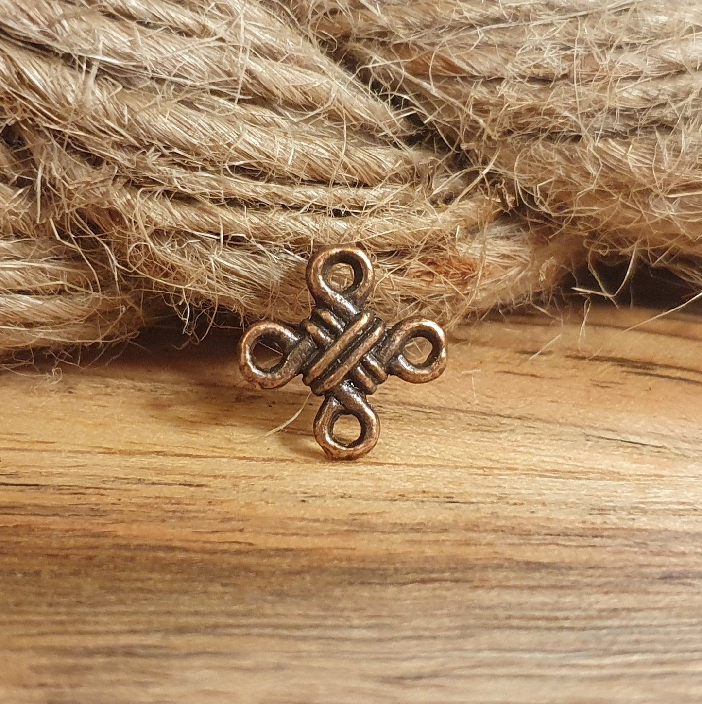 4 Multiverbinder, 12mm, 4 Ösen, antik Kupferfarbig, Ohrringe, Ohrschmuck, Ketten