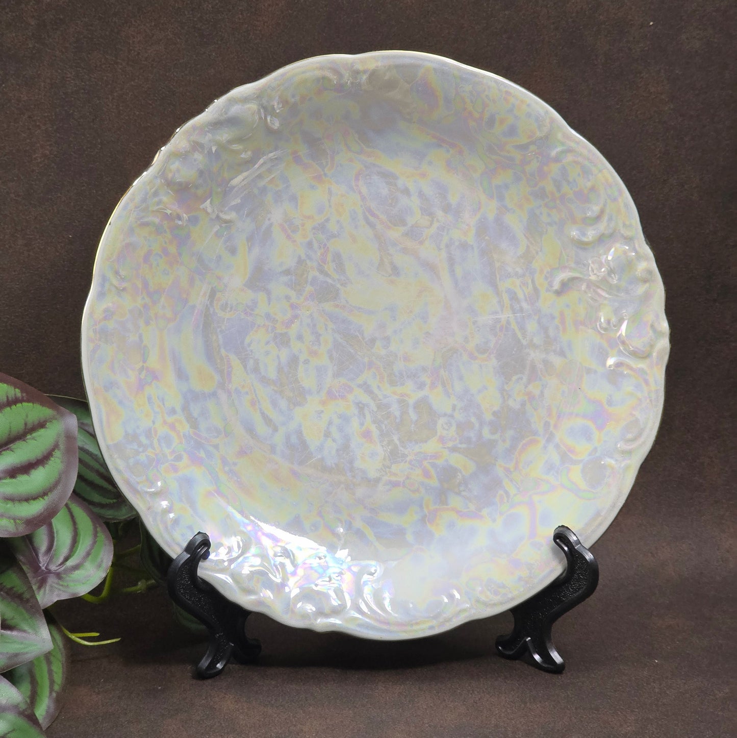 3-teiliges Walbrzych Gedeck aus den 1970ern: Weiß, Goldrand & Lusterware-Schimmer. Sehr guter Zustand, perfekter Vintage-Charme für Sammler und Teestunden.