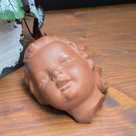 Original Goebel-Kinderkopf von 1957 – Wanddeko oder Skulptur im Midcentury-Stil. Vintage-Keramik von Keramik Weber. Charmant, dekorativ, selten.