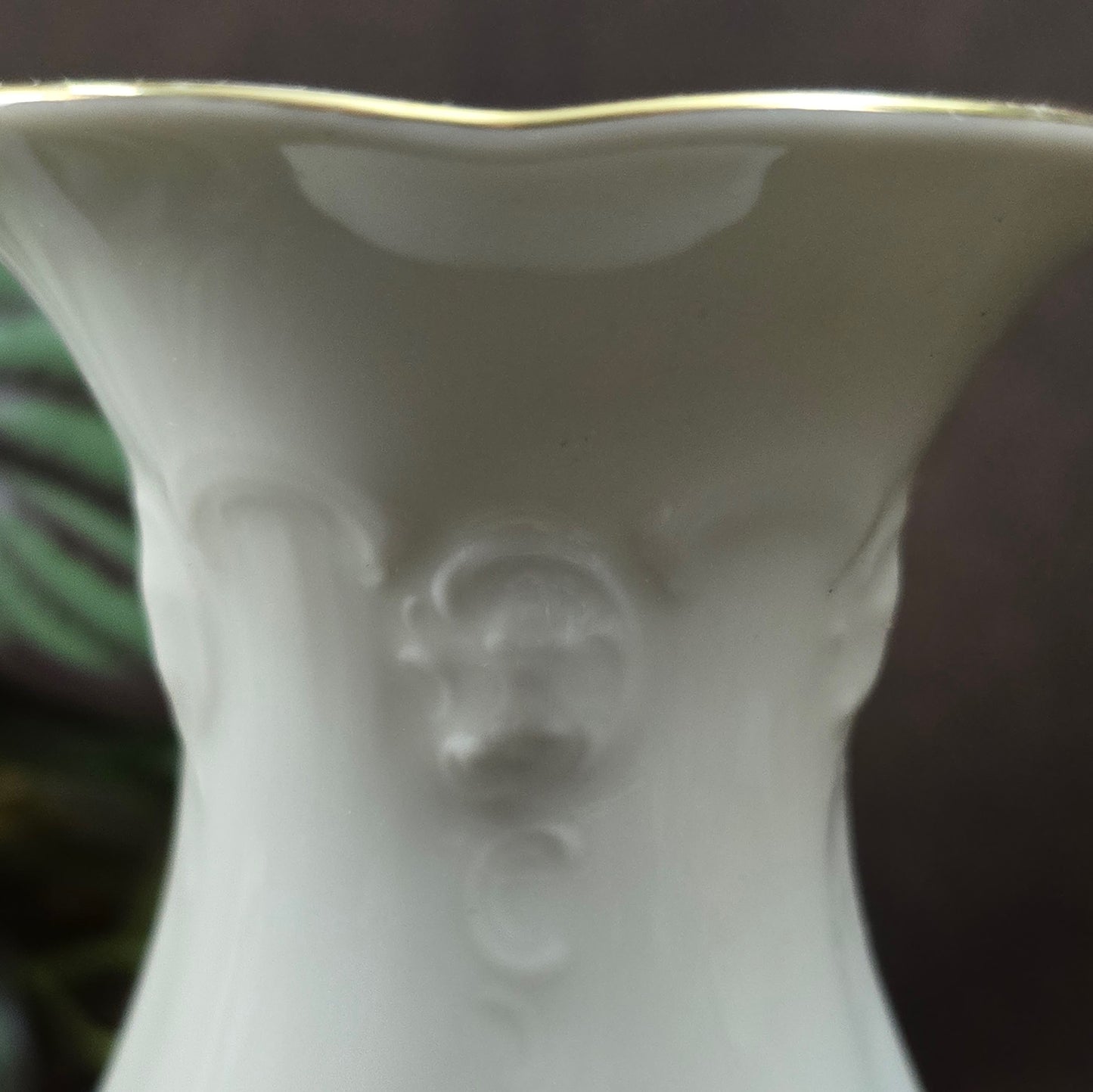 Rosenthal Vase im Rokoko-Stil (ca. 1970), Classic Rose Serie. Mit Goldrand, floralem Dekor & elegantem Fuß – ideal für stilvolle Vintage Deko.
