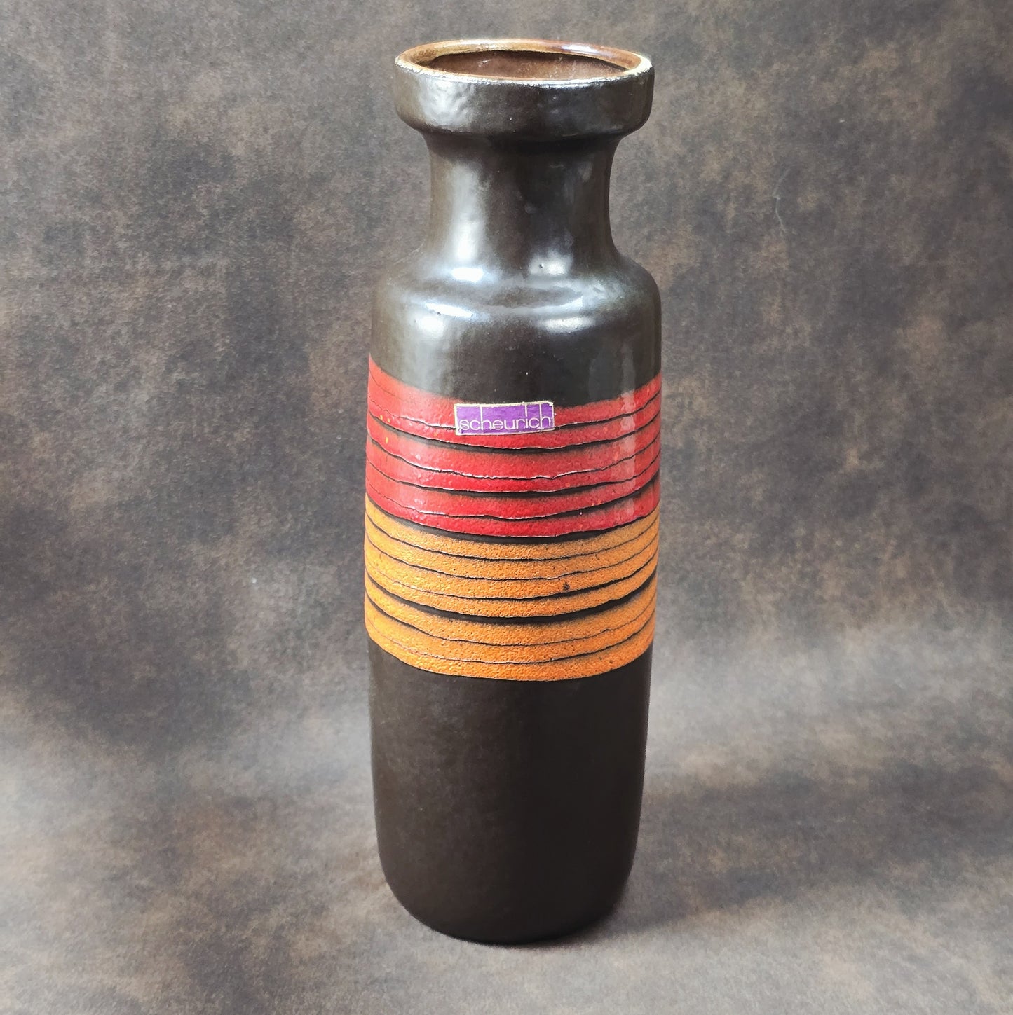 Scheurich Vase 200-28 · Mid-Century Original · Vintage Keramik 1970er