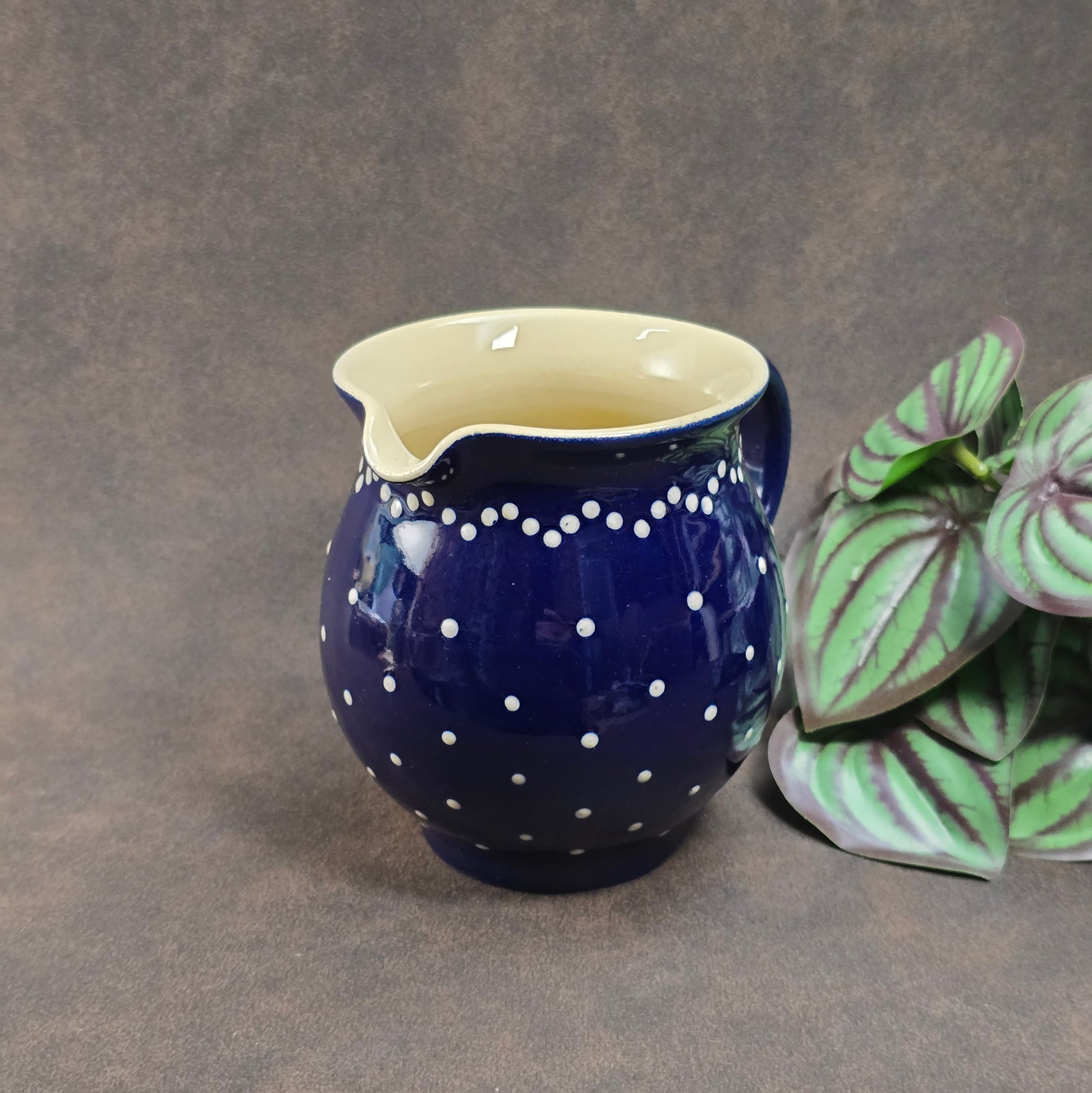 Bürgeler Sahnekrug im rustikalen Look – ca. 250 ml – Vintage-Keramik aus Deutschland (80er/90er Jahre)