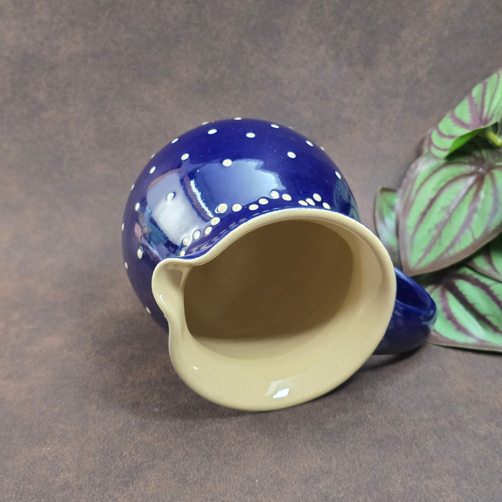 Bürgeler Sahnekrug im rustikalen Look – ca. 250 ml – Vintage-Keramik aus Deutschland (80er/90er Jahre)