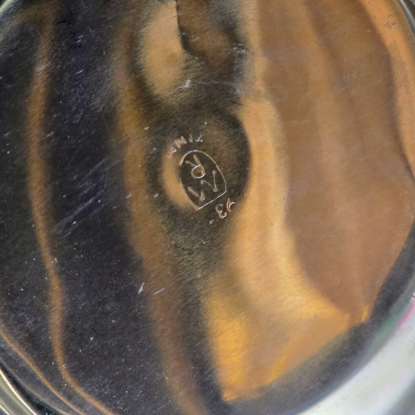 Vintage Bierkrug (0,5L) von Marzi & Remy mit Zinndeckel & Salzglasur – Hopfenmotiv – 70er/80er Jahre – West Germany