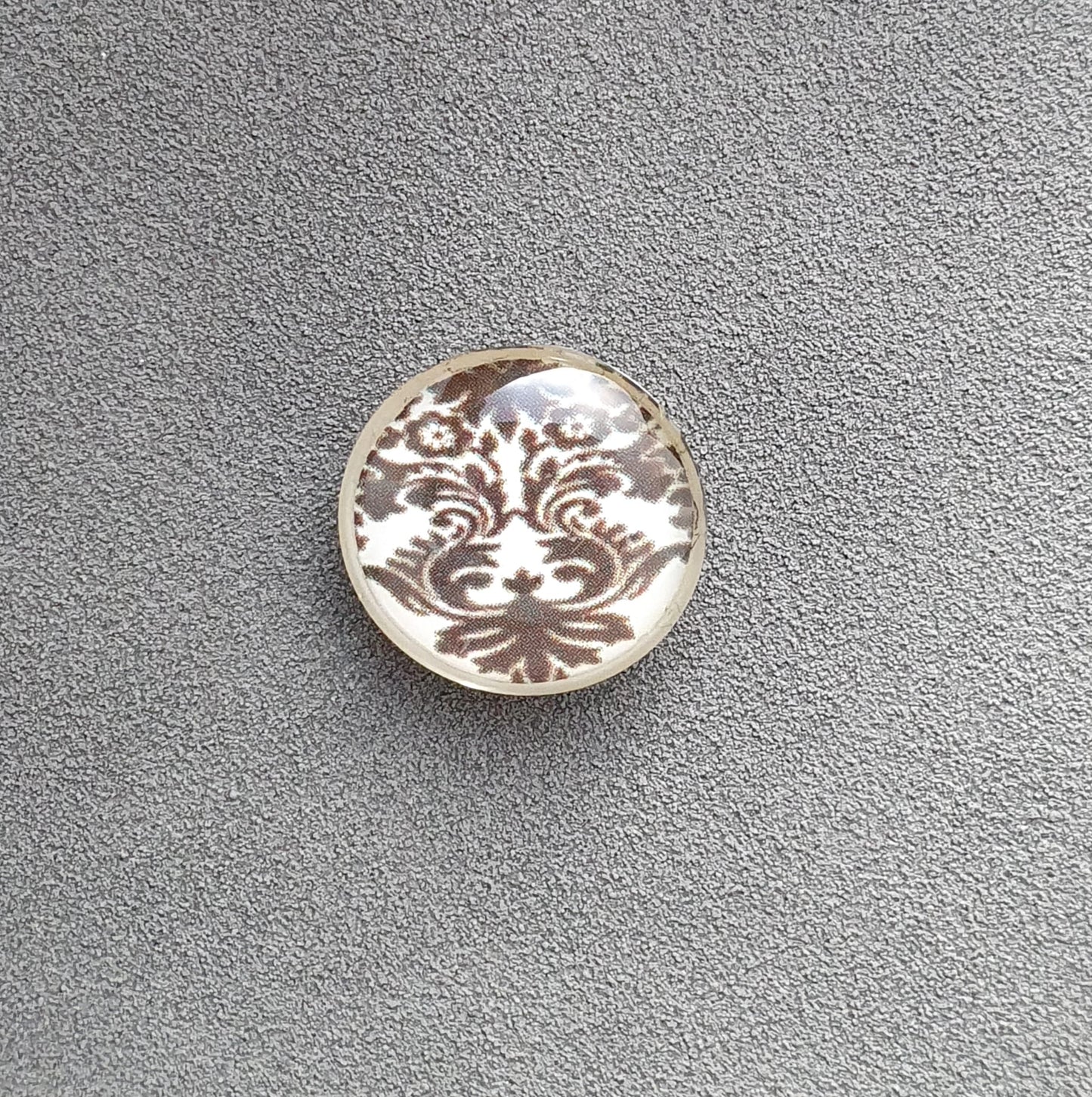 Cabochon aus Glas mit Motiv 16mm