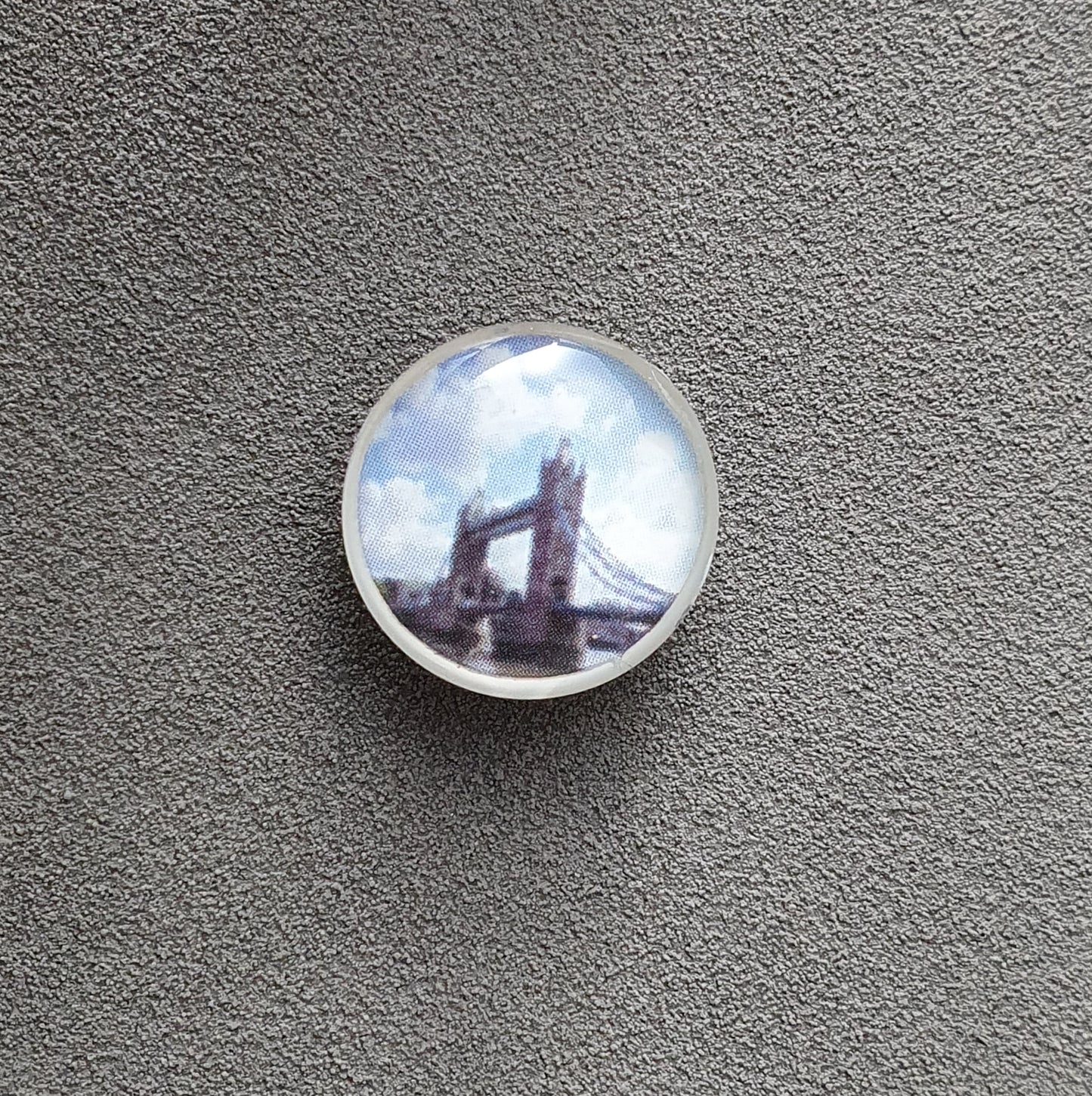 Cabochon aus Glas mit Motiv 16mm