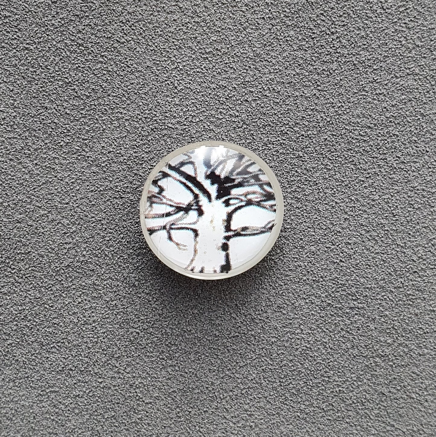 Cabochon aus Glas mit Motiv 16mm