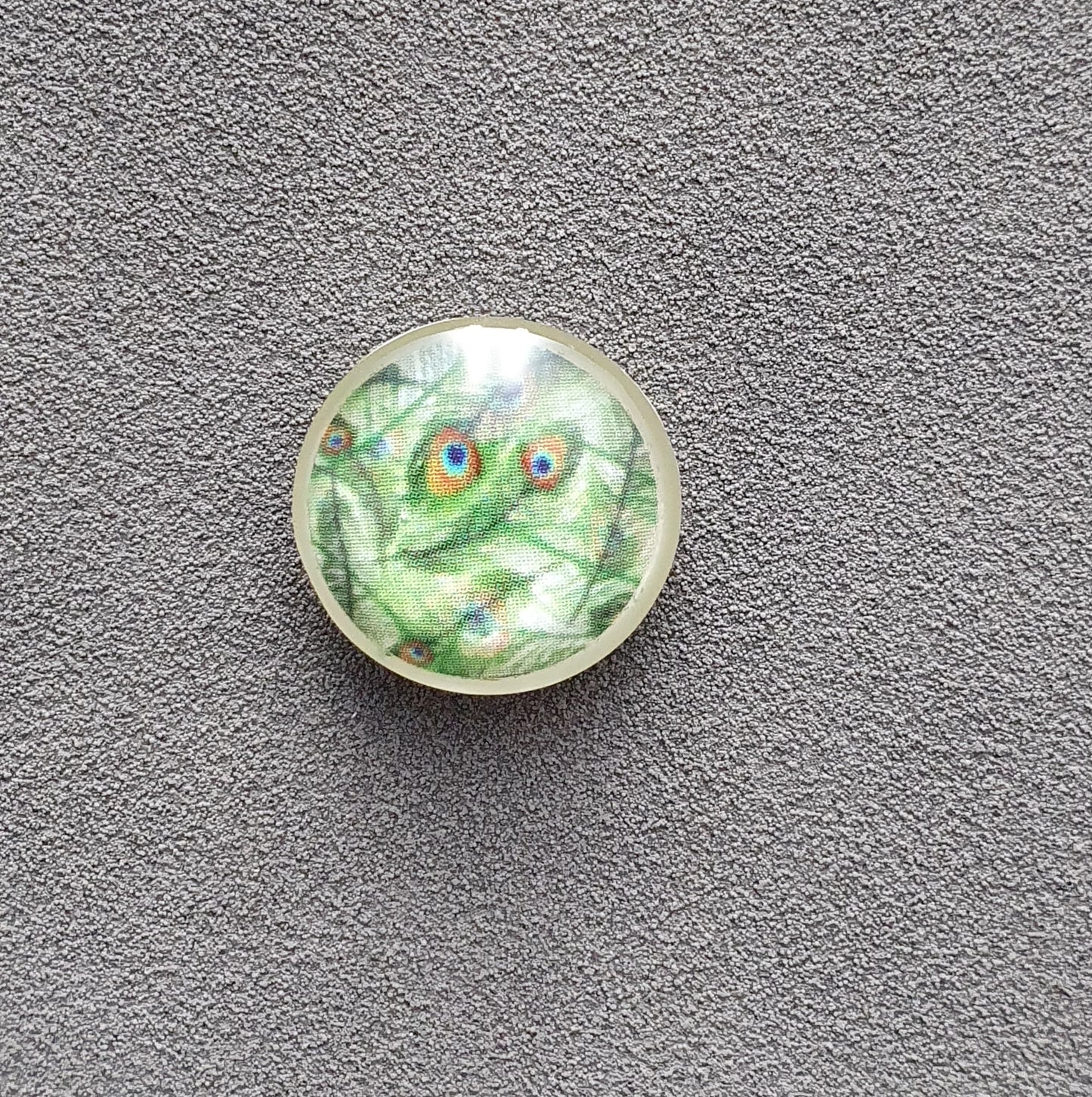 Cabochon aus Glas mit Motiv 16mm