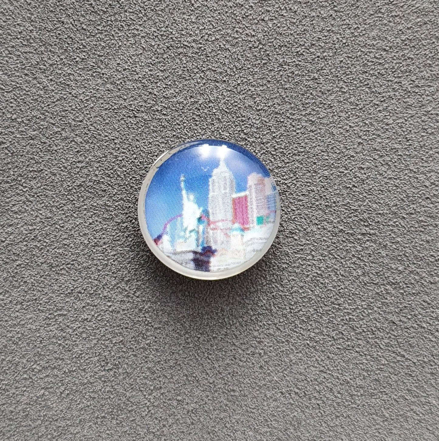 Cabochon aus Glas mit Motiv 16mm