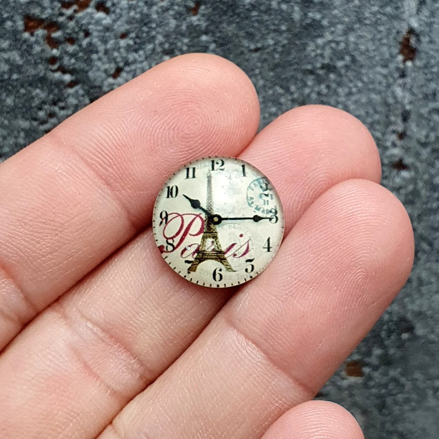 2 Cabochons, Glas, Rund, 16mm, verschiedene Motive, Schmuck DIY