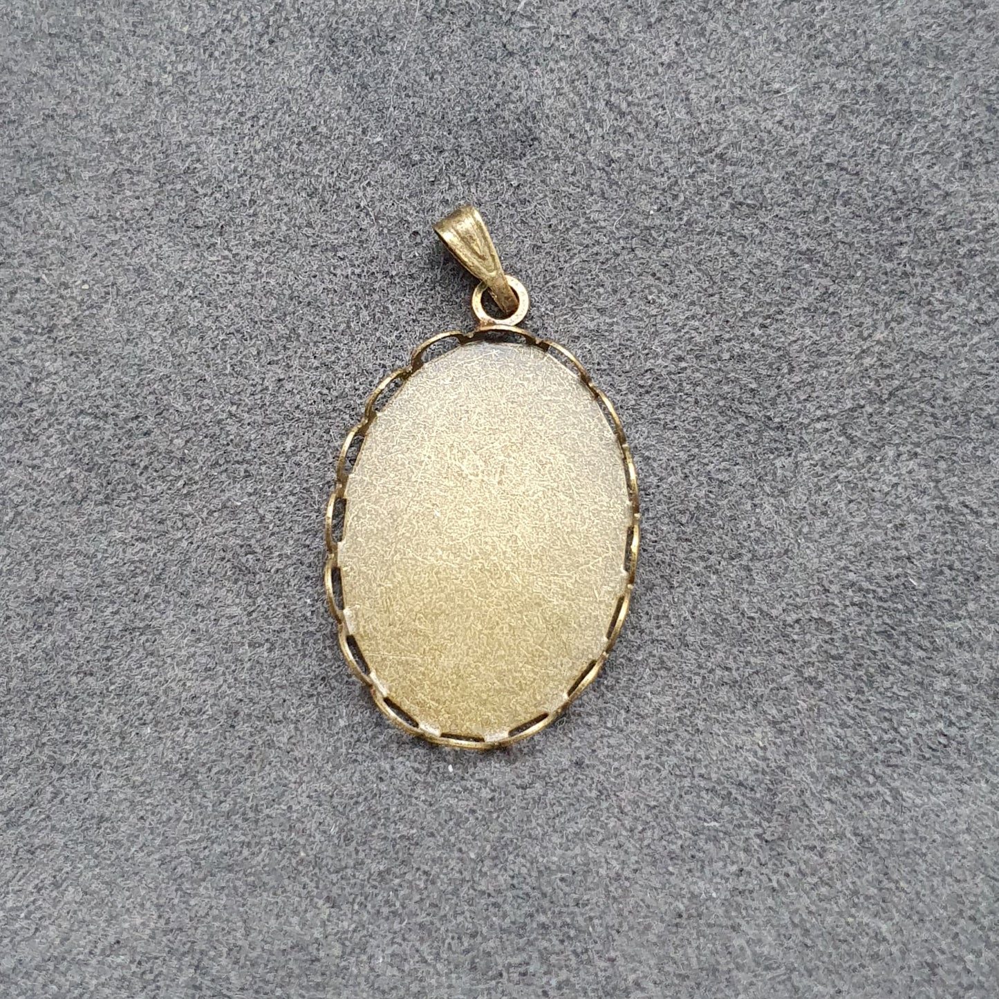 2 Anhänger für Cabochons, Oval 25x18mm, antik bronzefarbig, Schmuck DIY