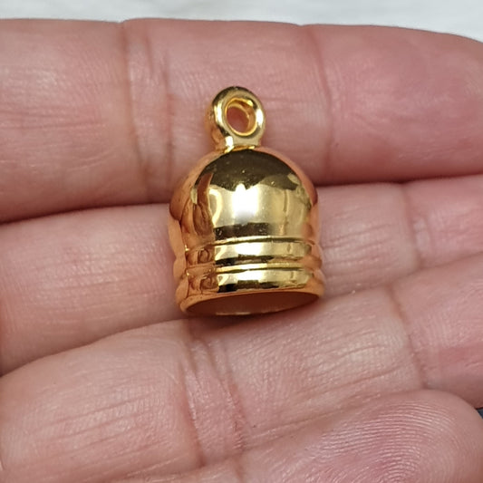 2 XL Endkappen, Kordelenden, für 12mm, 3 Farben zur Auswahl