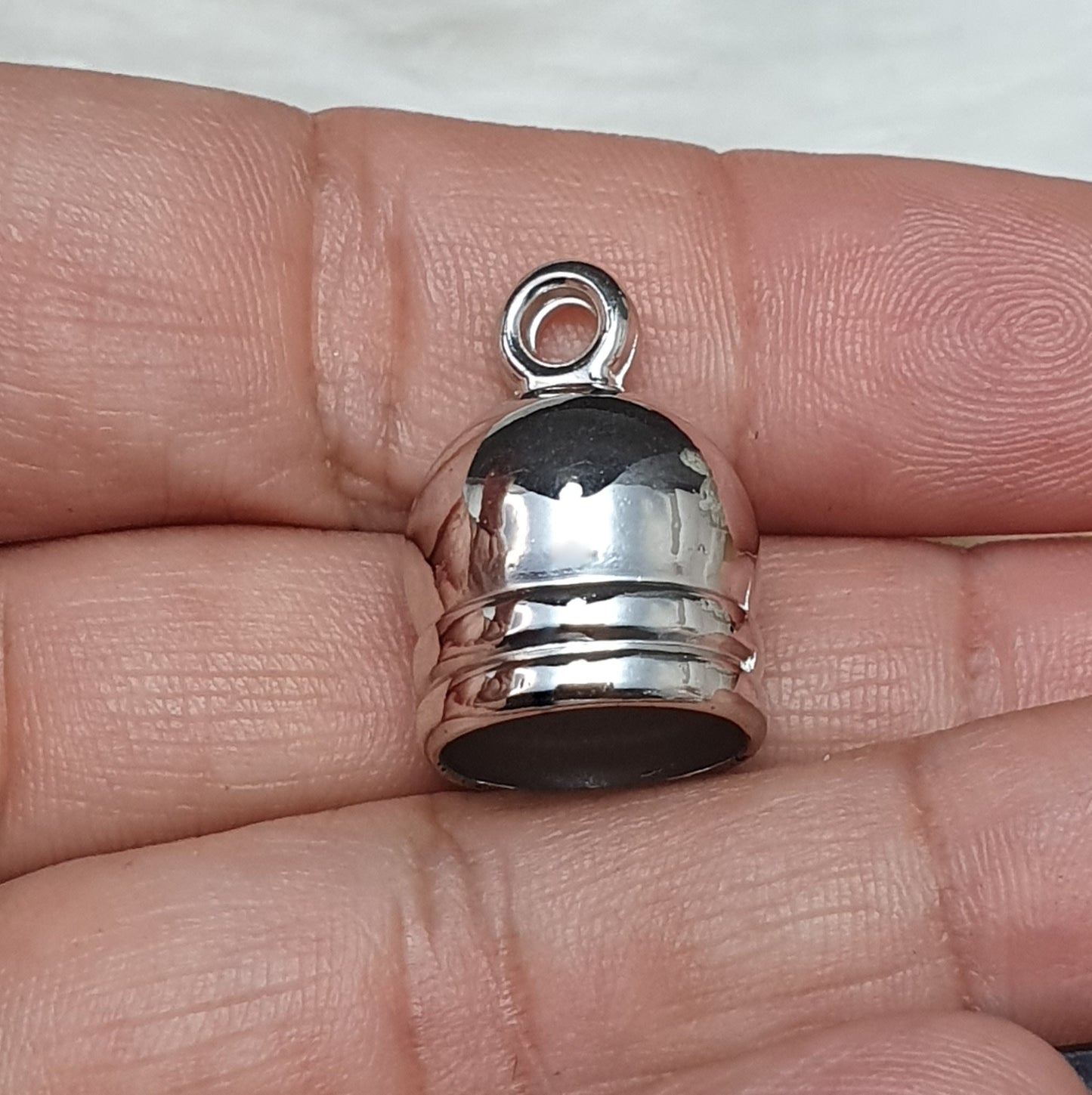 2 XL Endkappen, Kordelenden, für 12mm, 3 Farben zur Auswahl