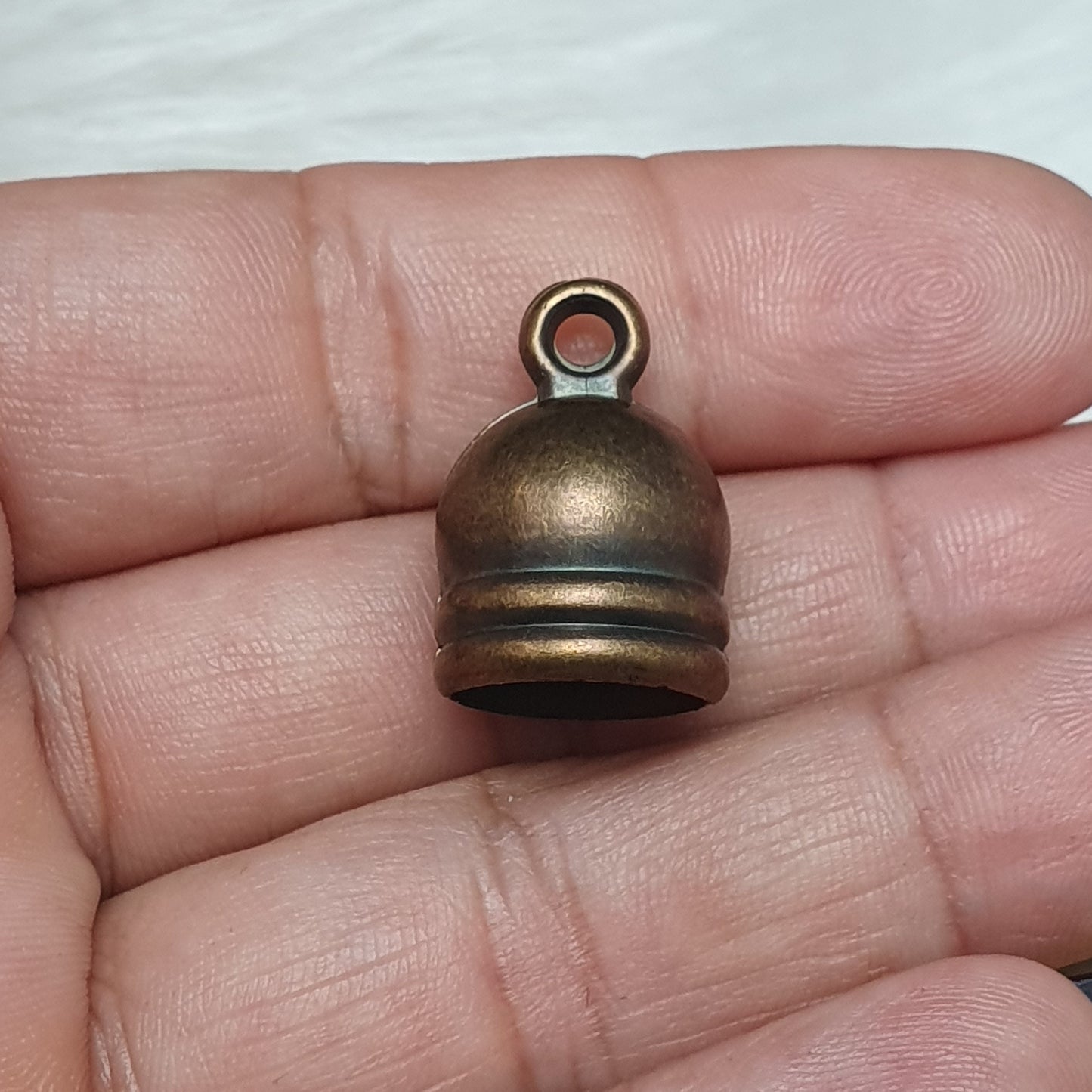 2 XL Endkappen, Kordelenden, für 12mm, 3 Farben zur Auswahl