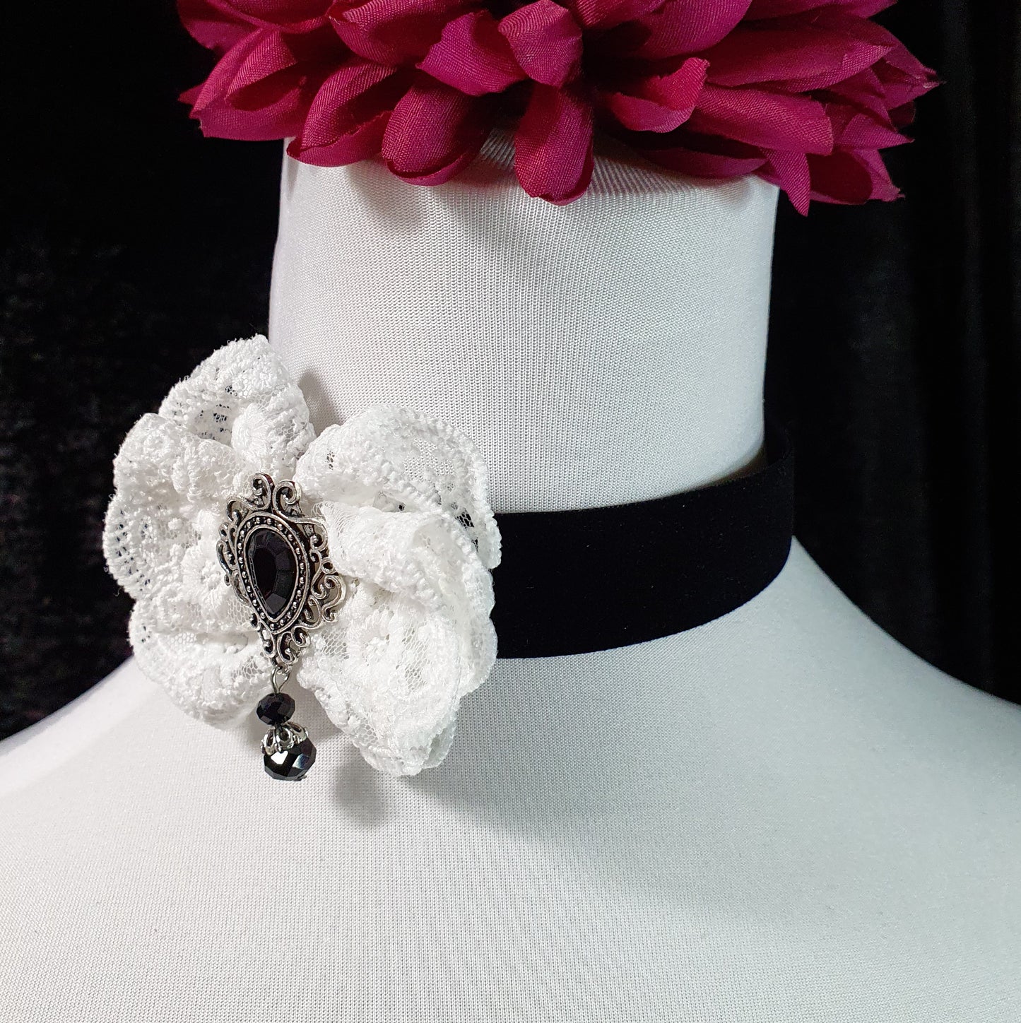 Choker Samt Schwarz