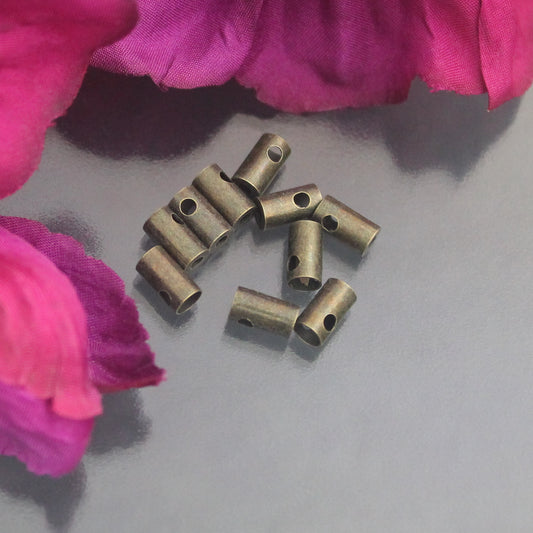 10 Hülsen für Handybänder und Handyketten, 7x4mm, Mobilfunkzubehör