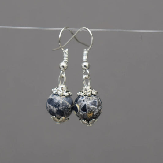 Ohrhänger, Hängerchen, Ohrringe, Jaspis