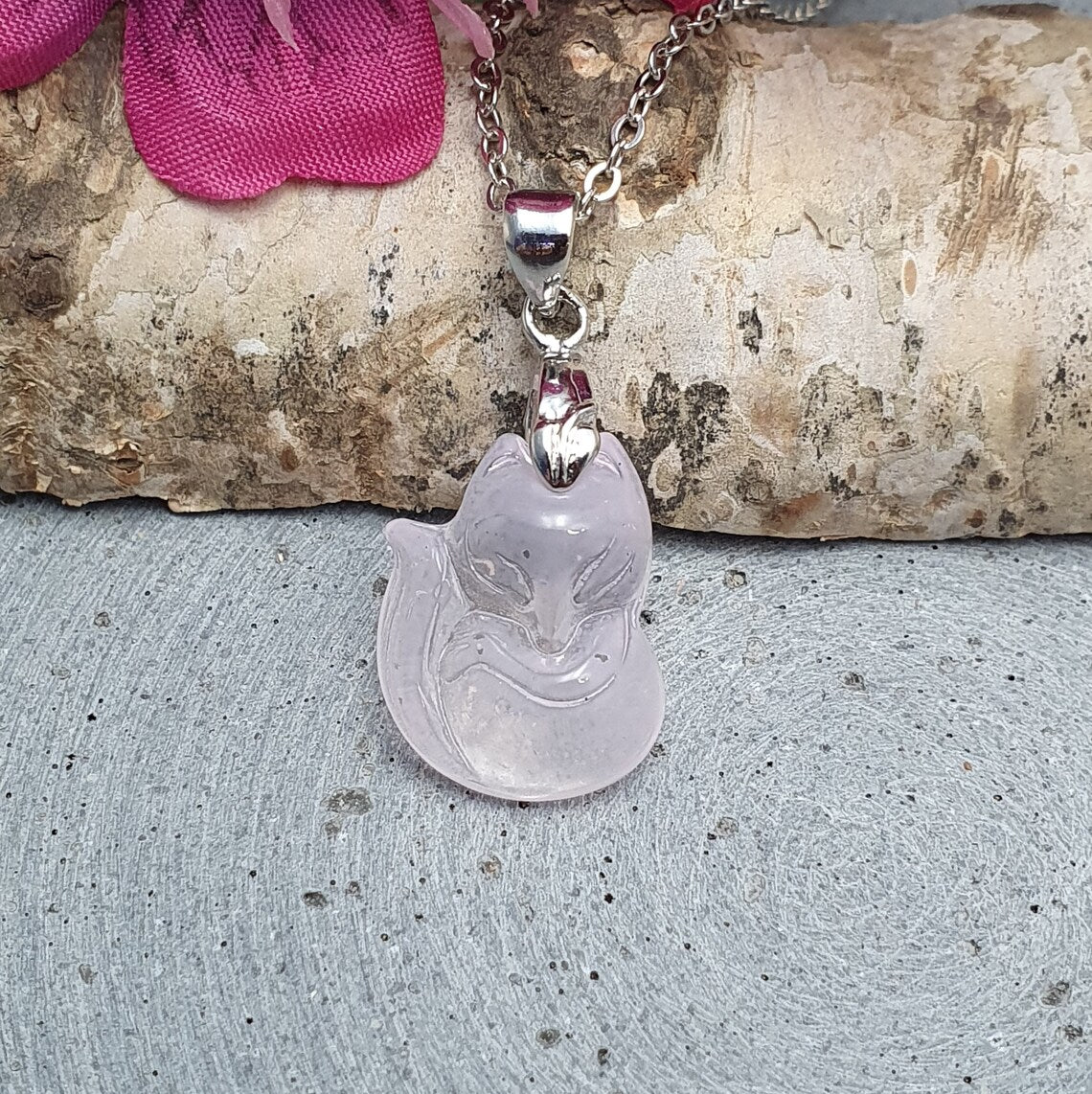 Kette mit Anhänger, Fuchs, verschiedene Varianten