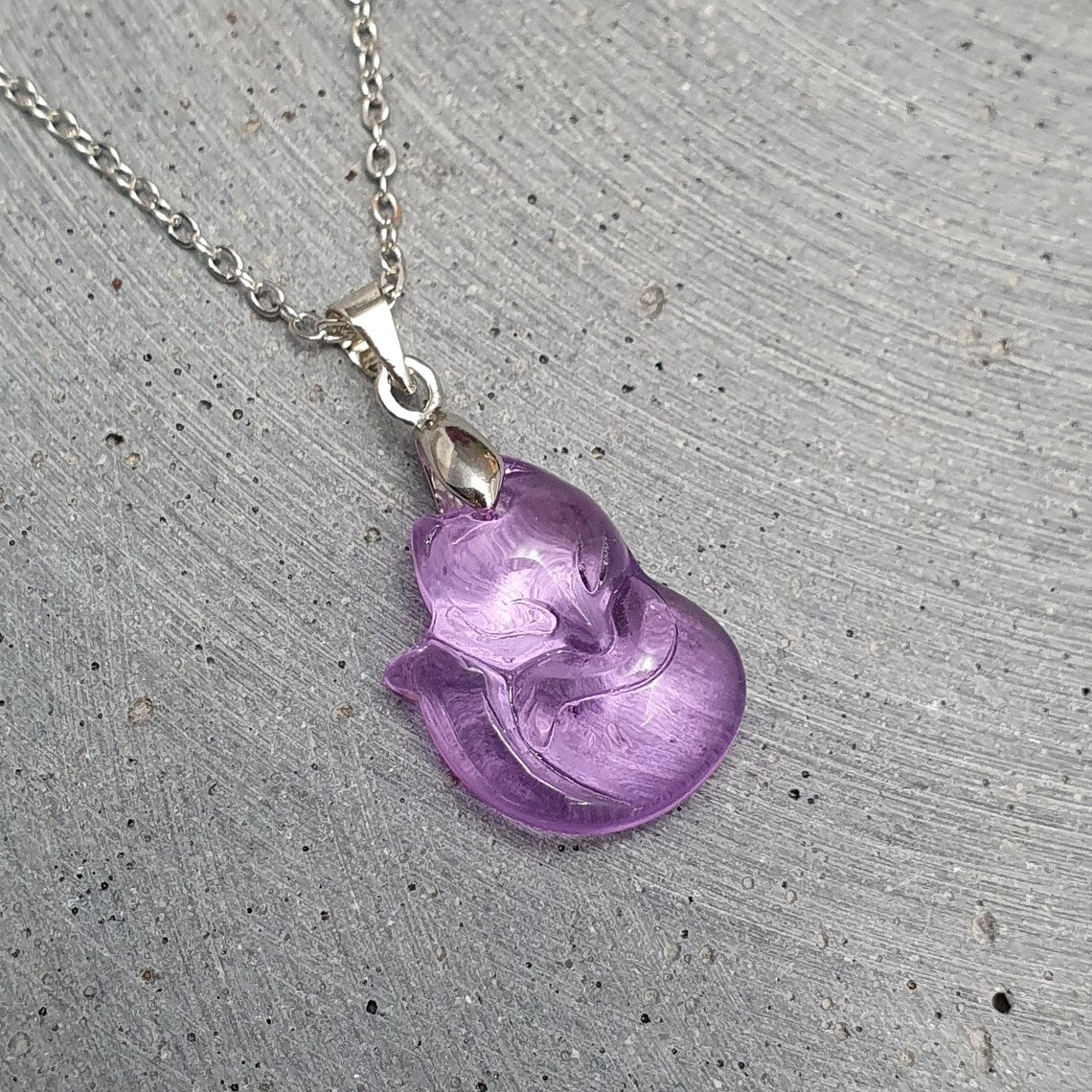 Kette mit Anhänger, Fuchs, verschiedene Varianten