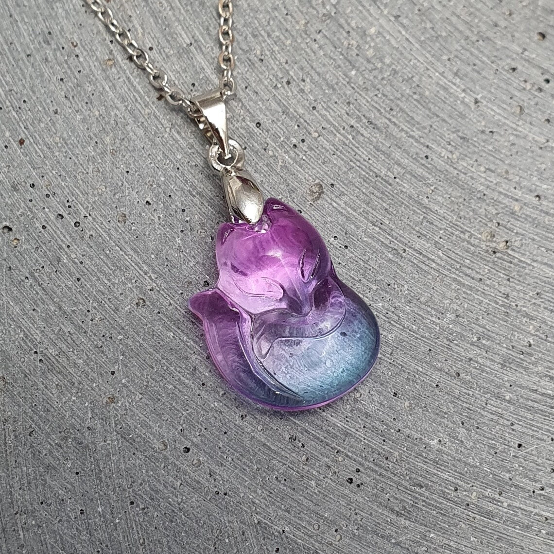 Kette mit Anhänger, Fuchs, verschiedene Varianten