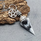 Pendel, Pendulum, Stärke & Professionalität, Pentagramm, Black, White, Wicca, Divination