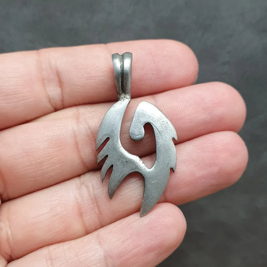 Anhänger, Zinn, Die Flamme, Intuition, Inspiration, Übernatürliche Kraft