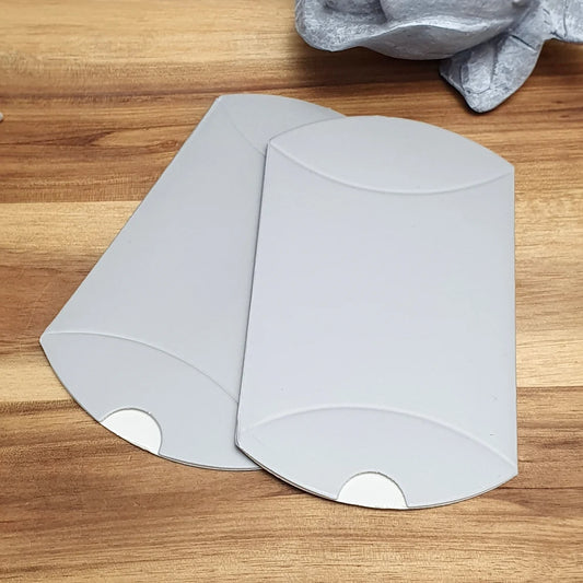 Geschenkbox Pillow, Silberfarbig, 6x7cm, Geschenkverpackung