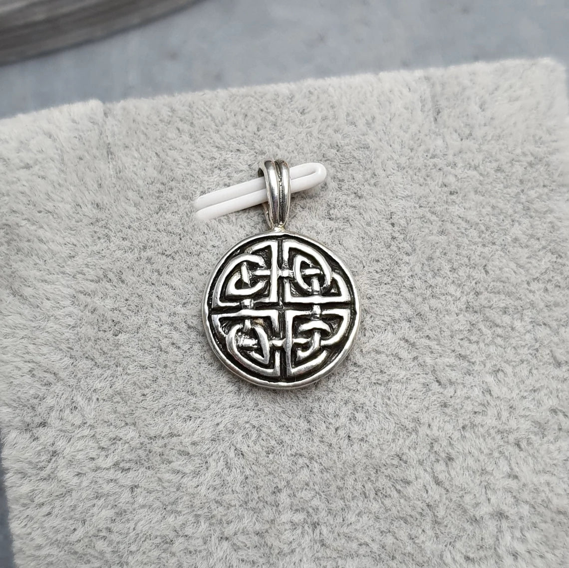 Anhänger mit Knotenwerk, Wikinger aus .925 Sterling Silber, Gothic, Gotisch, Keltisch