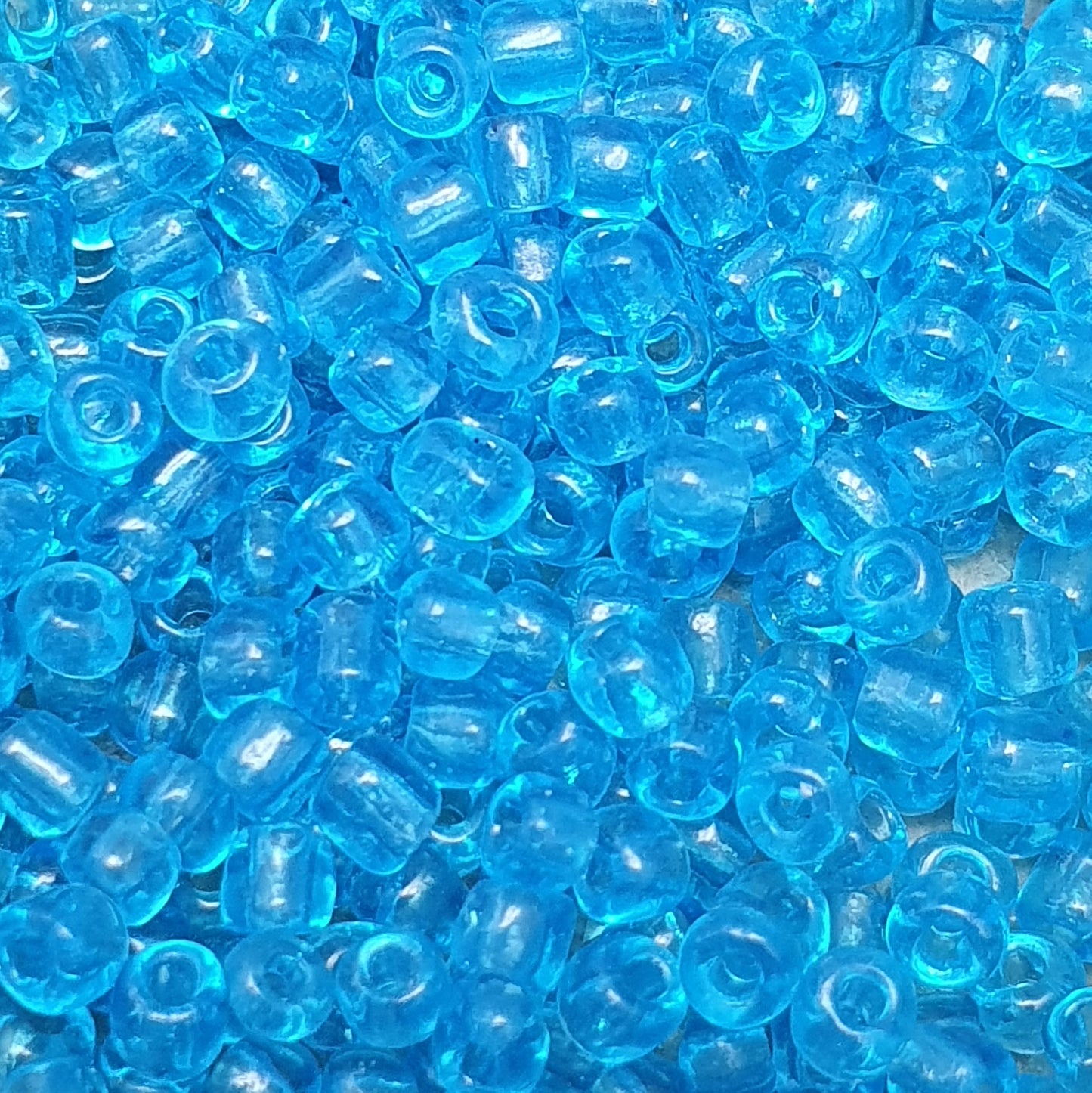 20g Rocailles transparent in verschiedenen Größen & Farben, von 2,6 bis 4mm, für Perlentiere & Schmuck