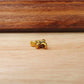 8 Metallperlen Libelle, 8mm, antik goldfarbig