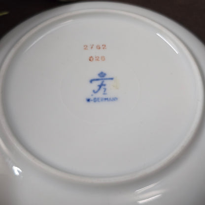Vintage Fürstenberg Schälchen, Serie Schlossgarten, Ø 11,5 cm. Zeitlos elegant für Desserts, Beilagen oder deine Porzellansammlung.