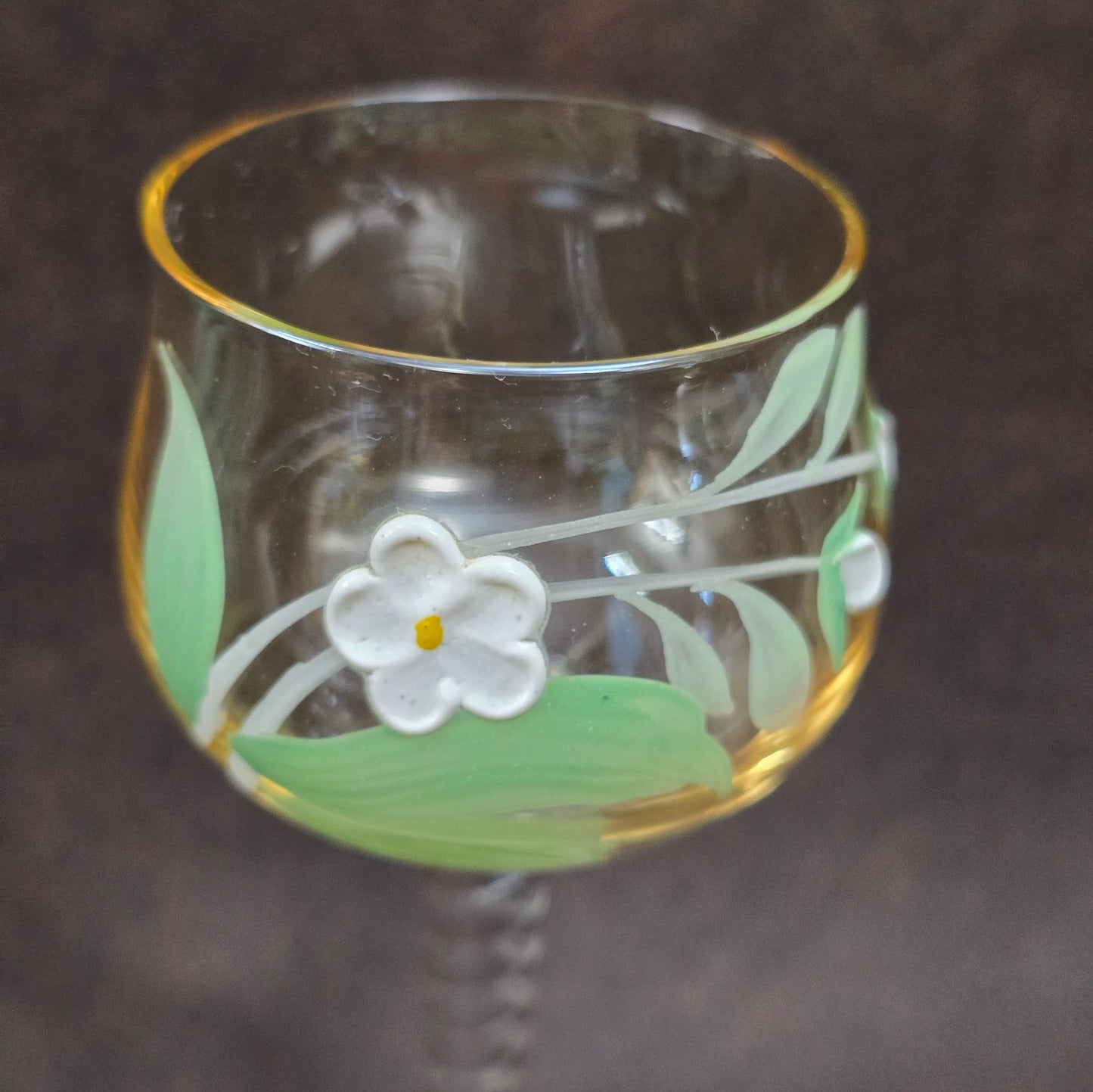 Exklusives Likörset mit Karaffe & 6 mundgeblasenen Gläsern aus Böhmen, 1950er/60er. Jedes Glas ein Unikat – perfekt für Sammler:innen & Vintageliebhaber:innen!
