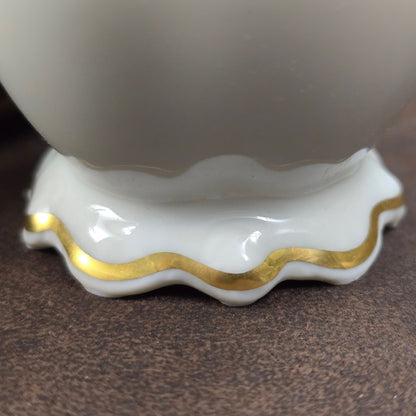 Rosenthal Vase im Rokoko-Stil (ca. 1970), Classic Rose Serie. Mit Goldrand, floralem Dekor & elegantem Fuß – ideal für stilvolle Vintage Deko.