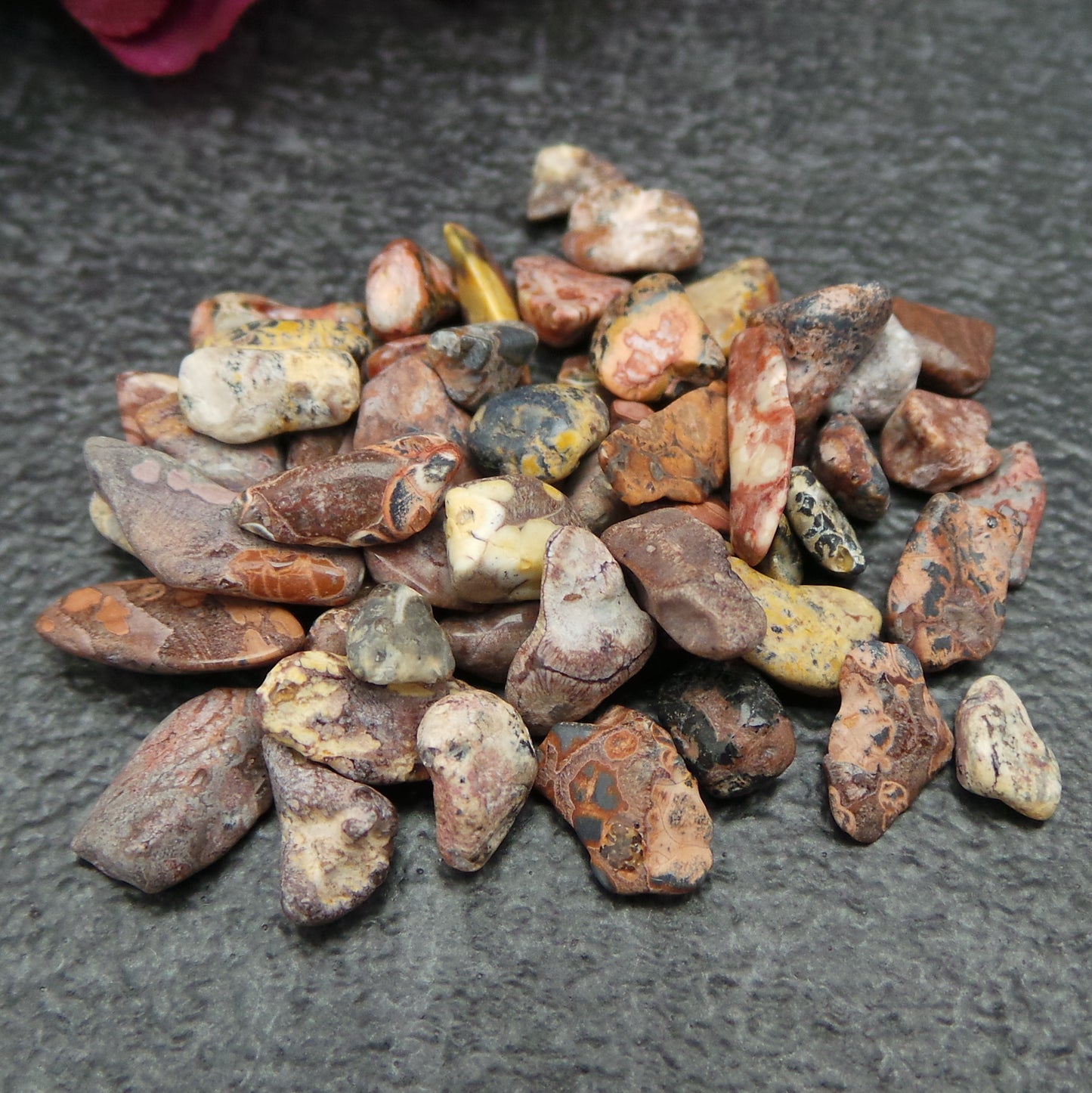 5g Edelsteine, Splitter, Steine, getrommelt, verschiedene Sorten & Größen