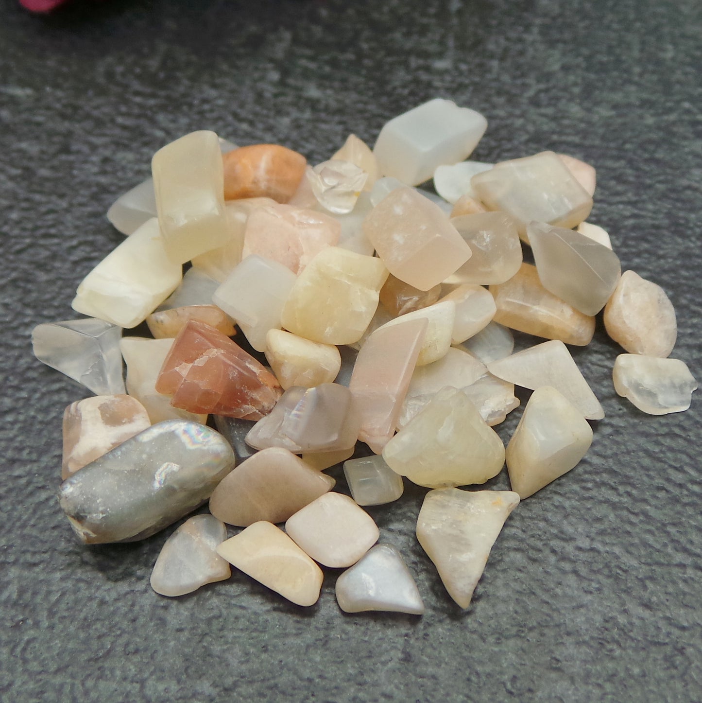 5g Edelsteine, Splitter, Steine, getrommelt, verschiedene Sorten & Größen