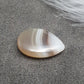 Perle aus Achat, Träne, Botswana Achat, 25x20mm