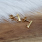 1 Paar Ohrstecker Stäbchen mit Öse aus 304 Edelstahl, silber oder vergoldet