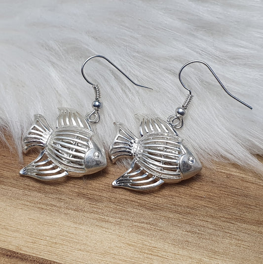 Ohrhänger Fische Silber