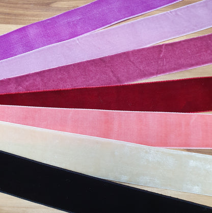 Weicher Choker, Samt, verschiedene Farben, 2,5cm breit