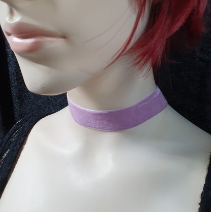 Weicher Choker, Samt, verschiedene Farben, 2,5cm breit