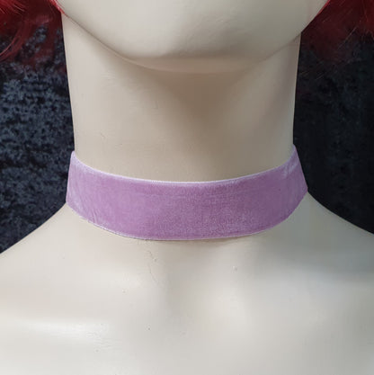 Weicher Choker, Samt, verschiedene Farben, 2,5cm breit